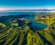 Сао Мигел, Азорски острови: двуцветно езеро и задушено на гейзер